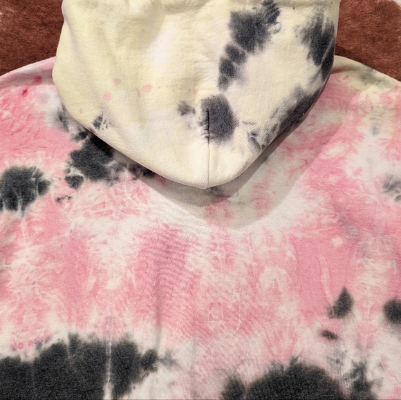 Artist Union Tie Dye Hooded Pullover Sweatshirt - Picture 12 of 14